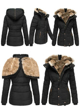 Load image into Gallery viewer, Women's Winter Outdoor Hiking Parka Coat with Faux Fur Lined Outdoor Windproof Coat