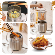 Load image into Gallery viewer, 2-in-1 Stainless Steel Deep Frying Pot