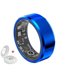 Load image into Gallery viewer, Titanium smart ring for men and women, designed to monitor blood pressure and track health metrics. Stylish and multifunctional.