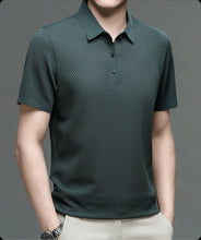 Load image into Gallery viewer, Men's Mesh Polo Shirt