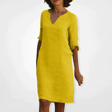 Load image into Gallery viewer, Summer Dress With V-Neck