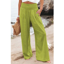 Load image into Gallery viewer, Comfortable linen trousers for women