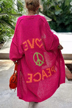 Load image into Gallery viewer, PEACE FASHIONABLE CARDIGAN