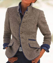 Load image into Gallery viewer, Elegant solid color women's jacket