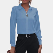 Load image into Gallery viewer, Elegant Plain Ladies Blouse