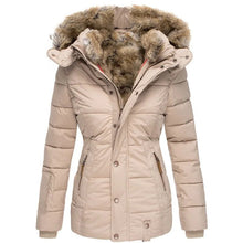 Load image into Gallery viewer, Women's Winter Outdoor Hiking Parka Coat with Faux Fur Lined Outdoor Windproof Coat
