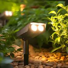 Load image into Gallery viewer, Waterproof LED Solar Multi-zoom Spot Light Landscape Lighting RGB