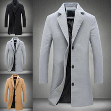Load image into Gallery viewer, Long Winter Coat For Men