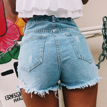 Load image into Gallery viewer, Trendy Denim Shorts for Women