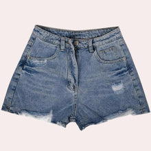Load image into Gallery viewer, Trendy Denim Shorts for Women