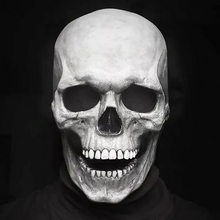 Load image into Gallery viewer, Movable Jaw Realistic Full Head Skull Mask - Human Skeleton Mask for Halloween Party