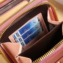 Load image into Gallery viewer, Leather Smartphone Clutch | Ladies Handbag with Touchscreen Window