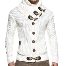 Load image into Gallery viewer, Knitted Sweater With Toggle Closure