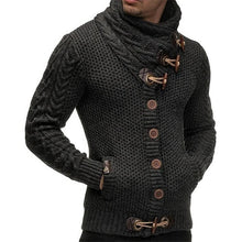 Load image into Gallery viewer, Knitted Sweater With Toggle Closure
