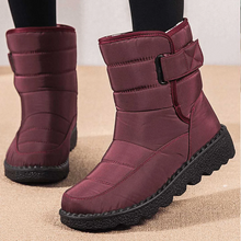 Load image into Gallery viewer, Women's waterproof, non-slip and warm snow boots