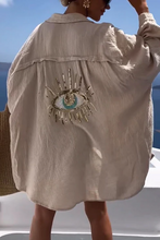Load image into Gallery viewer, Evil Eye Shirt + Sequin Bead