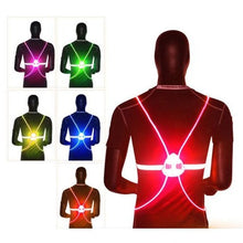 Load image into Gallery viewer, 360 Reflective LED Flash Night Vest