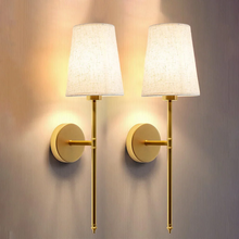 Load image into Gallery viewer, Wireless Fabric Wall Light (SET OF 2 + 2 BULBS FREE)