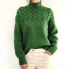 Load image into Gallery viewer, Women's Knitted Turtleneck Sweater