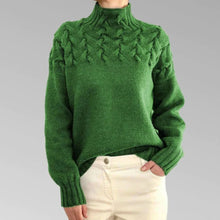 Load image into Gallery viewer, Women's Knitted Turtleneck Sweater