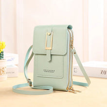 Load image into Gallery viewer, Leather Smartphone Clutch | Ladies Handbag with Touchscreen Window