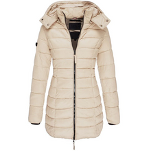 Load image into Gallery viewer, Comfortable down jacket with hood and zipper