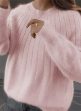 Load image into Gallery viewer, Soft Cashmere Knitted Sweater for Women - Warm and Luxury
