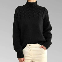 Load image into Gallery viewer, Women's Knitted Turtleneck Sweater