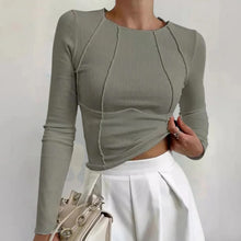 Load image into Gallery viewer, Simple Long Sleeve Women's Top