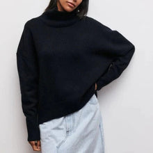 Load image into Gallery viewer, Oversized Cashmere Turtleneck Sweater