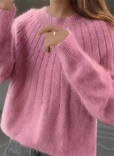 Load image into Gallery viewer, Soft Cashmere Knitted Sweater for Women - Warm and Luxury