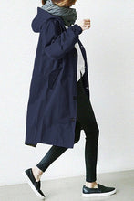 Load image into Gallery viewer, Hooded Waterproof Trench Coat