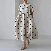 Load image into Gallery viewer, Casual and elegant dress with flora print