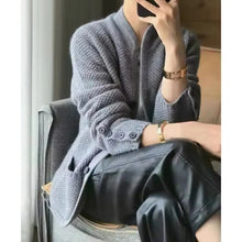 Load image into Gallery viewer, Thick Wool Sweater Jacket For Cold Winter Weather