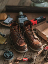 Load image into Gallery viewer, Men's Full Grain Leather Moccasin Toe Work Boots