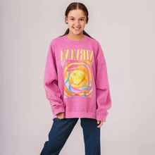 Load image into Gallery viewer, Oversized Smiley Face Sweatshirt