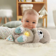 Load image into Gallery viewer, Breathing Otter Musical Stuffed Baby Plush Toy – Perfect Newborn Sensory Comfort Gift