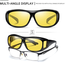 Load image into Gallery viewer, Night Vision HD Anti Glare Glasses