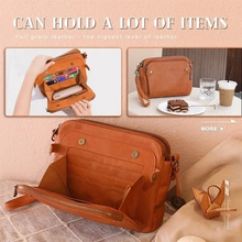 Load image into Gallery viewer, Three-Layer Crossbody Leather Shoulder Bag & Clutch