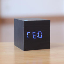 Load image into Gallery viewer, Modern Digital Wood Clock