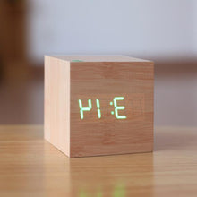Load image into Gallery viewer, Modern Digital Wood Clock