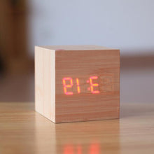 Load image into Gallery viewer, Modern Digital Wood Clock