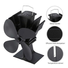 Load image into Gallery viewer, Heat Powered Fireplace Fan - Heat Your Home More Efficiently!