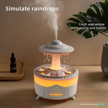 Load image into Gallery viewer, Mushroom Humidifier with Raining Cloud Lamp Aromatherapy - Colorful Raindrop Light Essential Oil Diffuser