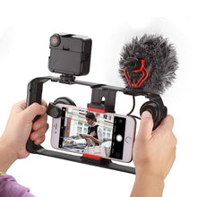 Load image into Gallery viewer, Smartphone Video Rig Stabilizer With Light