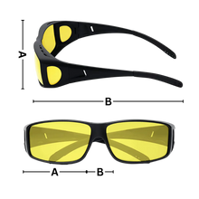 Load image into Gallery viewer, Night driving clarity glasses