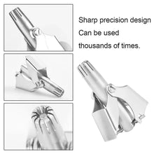 Load image into Gallery viewer, Nose Hair Trimmer for Men Stainless Steel Manual Trimmer