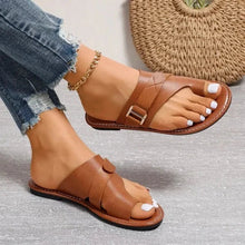Load image into Gallery viewer, Women's Orthopedic Bunion Correction Leather Sandals
