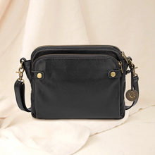 Load image into Gallery viewer, Three-Layer Crossbody Leather Shoulder Bag & Clutch