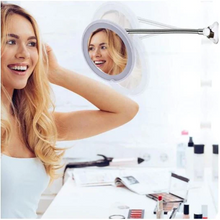 Load image into Gallery viewer, 10X Magnifying LED Lighted Flexible Mirror